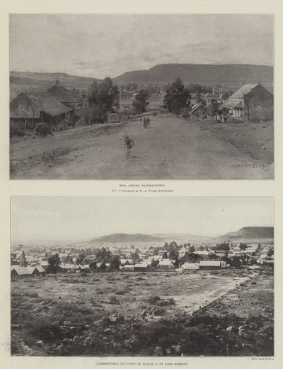 Croquis de Bloemfontein - Charles Auguste Loye